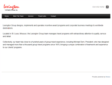 Tablet Screenshot of lexington-group.com